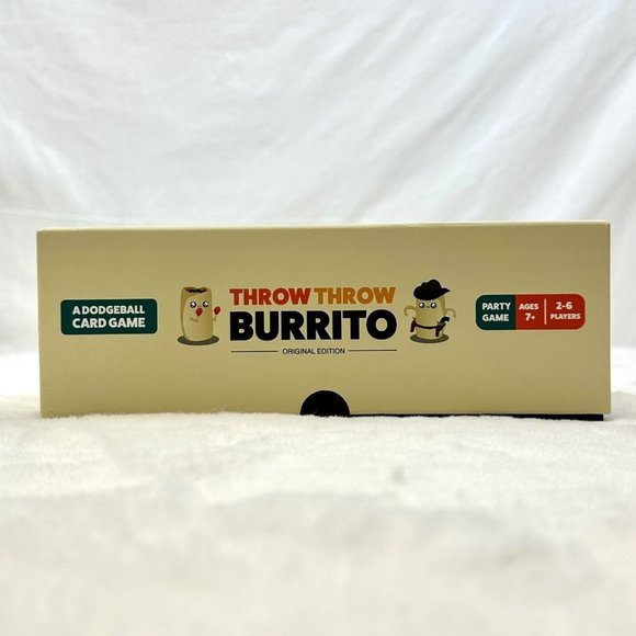 Throw Throw Burrito Dodgeball Card Game by Exploding Kittens 2019 100% Complete - Picture 7 of 8